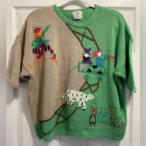 EC Enrico Coveri cotton knit sweater XL